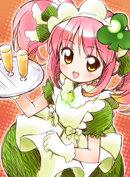 hinamori amu and amulet clover (shugo chara!) drawn by kemkem