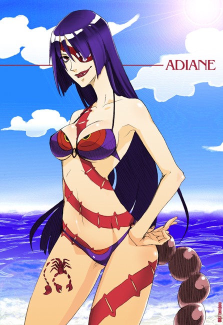 adiane (tengen toppa gurren lagann) drawn by noritake