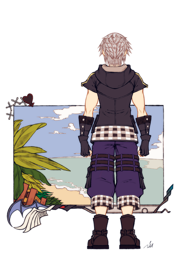 riku (kingdom hearts and 1 more) drawn by mim_(mimya0600)