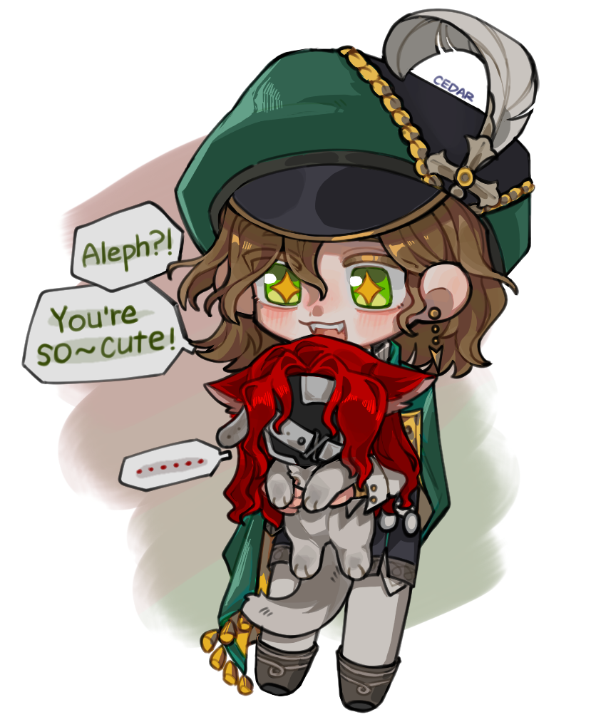 recoleta and aleph (reverse:1999) drawn by yi_ke_xuesongshu