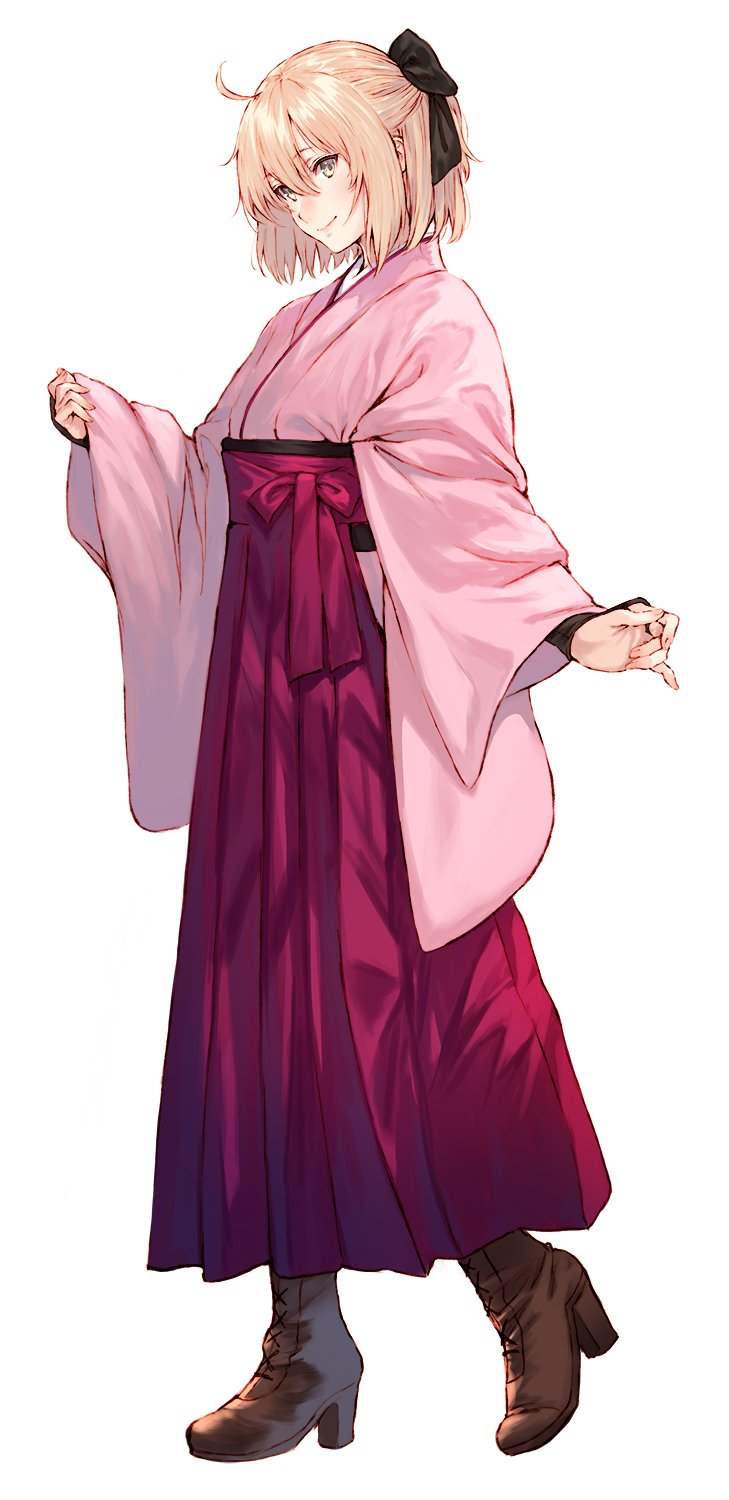 okita souji (fate and 1 more) drawn by makimura_shunsuke