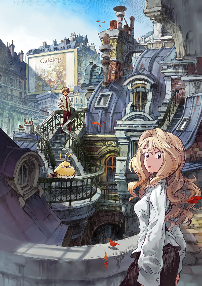 annie berton and tori (original) drawn by matsuda_(matsukichi)