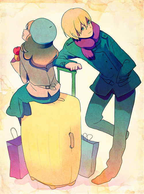 tachibana chizuru and satou masaki (kimi to boku) drawn by roku_(tsua-kihuyu)