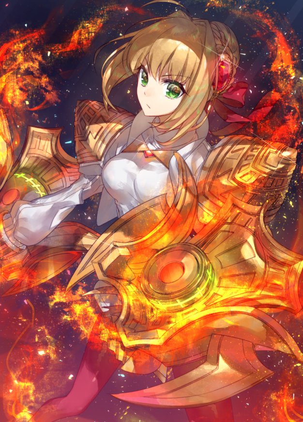nero claudius (fate and 2 more) drawn by chocoan