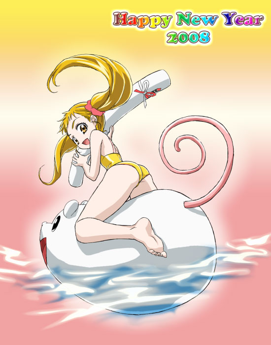 kasugano urara (precure and 1 more) drawn by hajime_(caramel_toone)