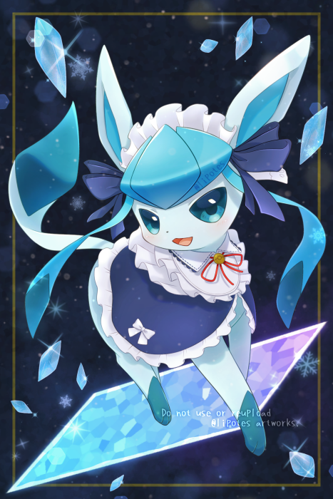 glaceon (pokemon and 1 more) drawn by alopias