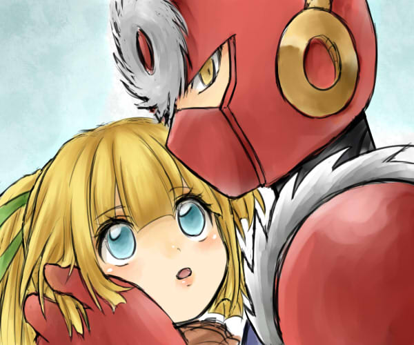 roll and metal man (mega man and 1 more) drawn by korropan