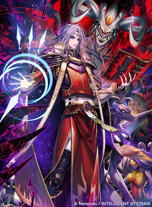 lyon and fomortiis (fire emblem and 2 more) drawn by setsu_albatross