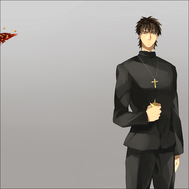 kotomine kirei (fate and 2 more) drawn by amakura_(am_as)