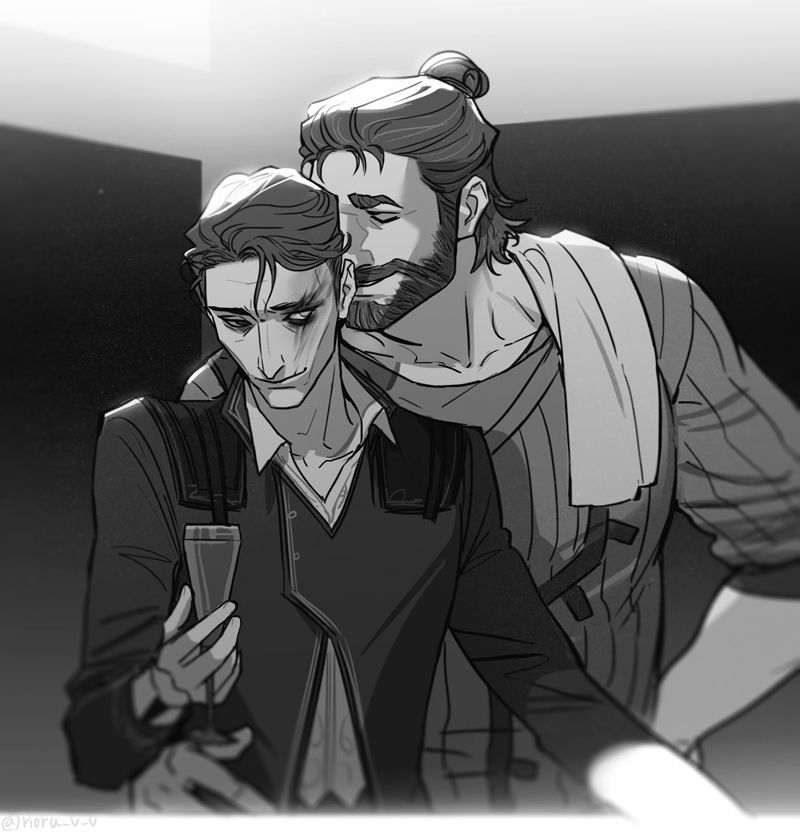 silco and vander (league of legends and 1 more) drawn by rioru_(rioru_v_v)