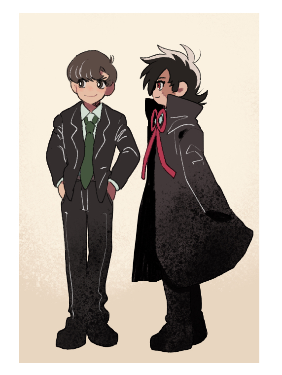 black jack and rock (black jack and 1 more) drawn by husagin