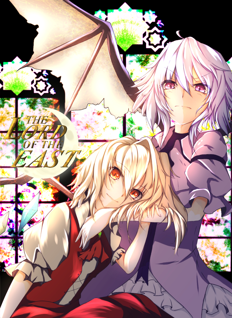remilia scarlet and flandre scarlet (touhou) drawn by storia0628
