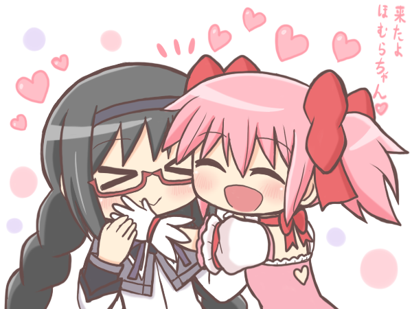 akemi homura and kaname madoka (mahou shoujo madoka magica and 1 more) drawn by reverse_(bluefencer)