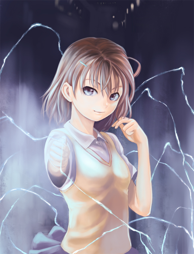 misaka mikoto (toaru majutsu no index and 1 more) drawn by lasterk