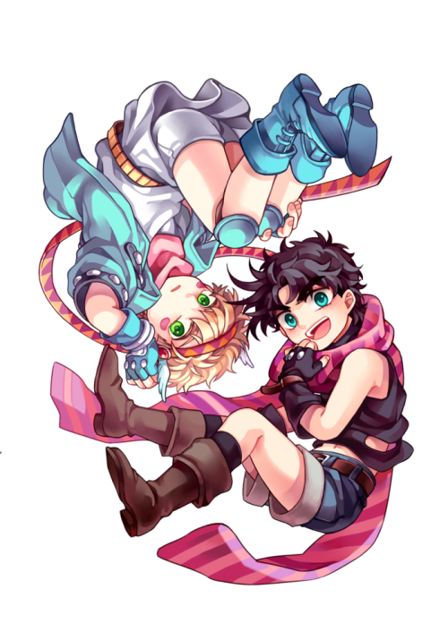 joseph joestar and caesar anthonio zeppeli (jojo no kimyou na bouken and 1 more) drawn by akiae_(hayj14)