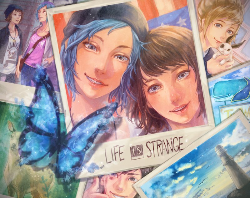 chloe price, max caulfield, kate marsh, and warren graham (life is strange and 1 more) drawn by ineko