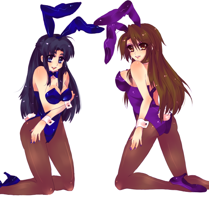 asakura ryoko and koizumi itsuki (suzumiya haruhi no yuuutsu) drawn by tashimo