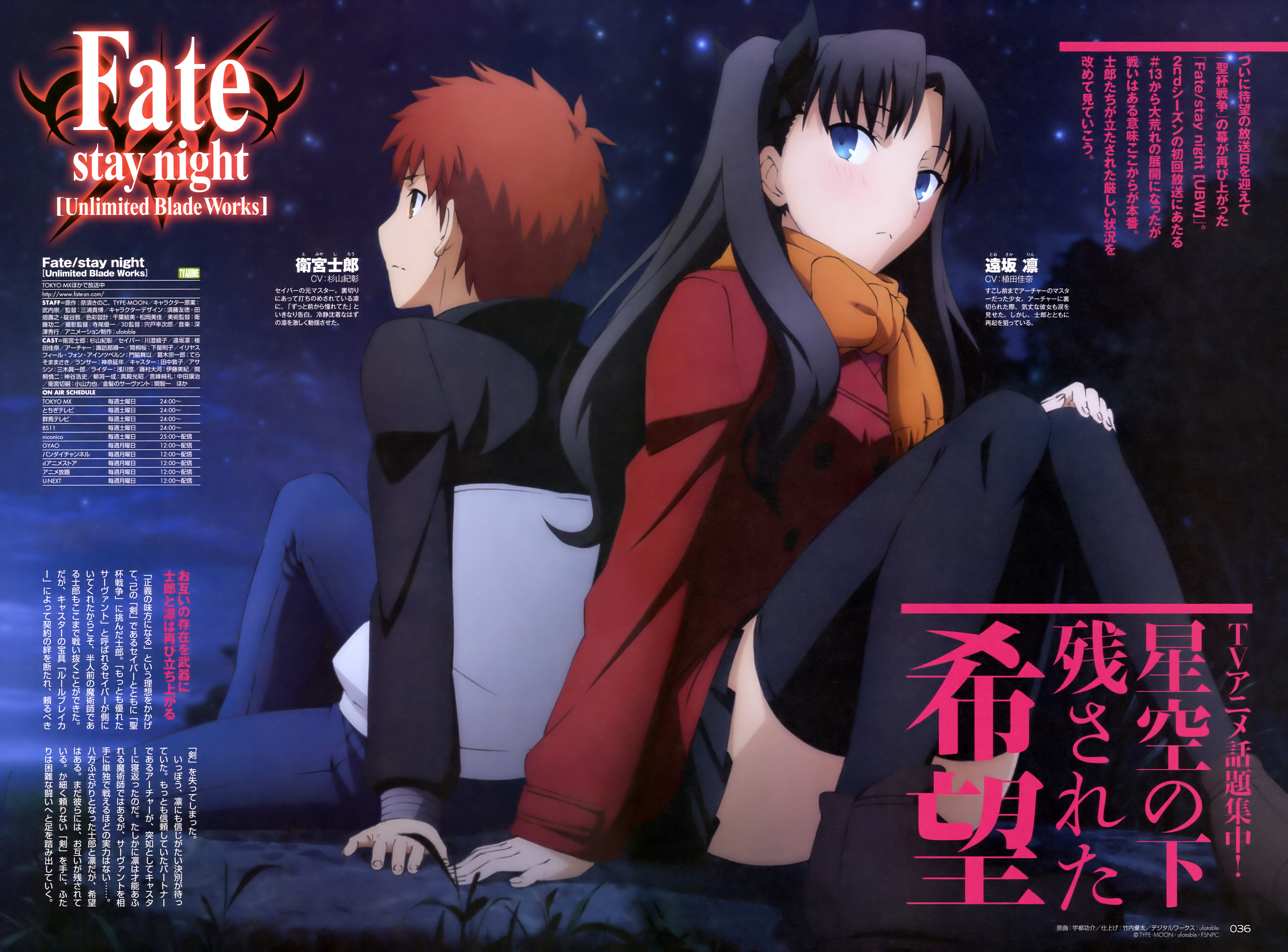 Tohsaka Rin And Emiya Shirou Fate And 2 More Danbooru