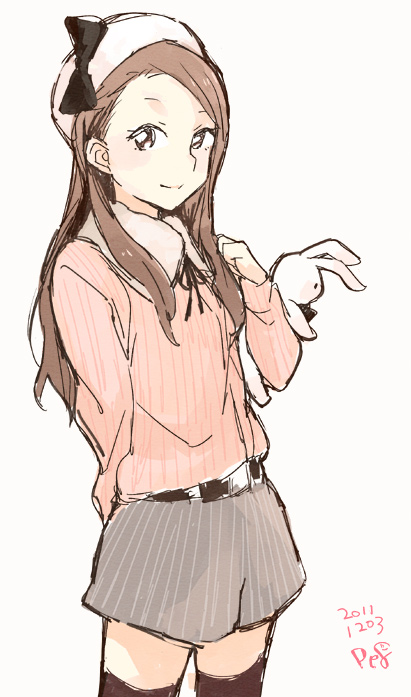 minase iori and usa-chan (idolmaster and 1 more) drawn by pe88y_(yu_tsugirls)