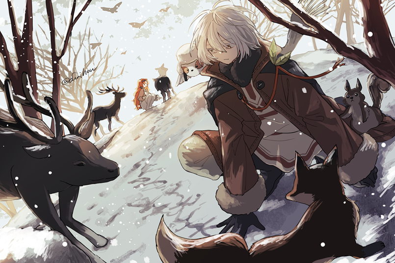 sonetto and zima (reverse:1999) drawn by kobayashi_keyaki