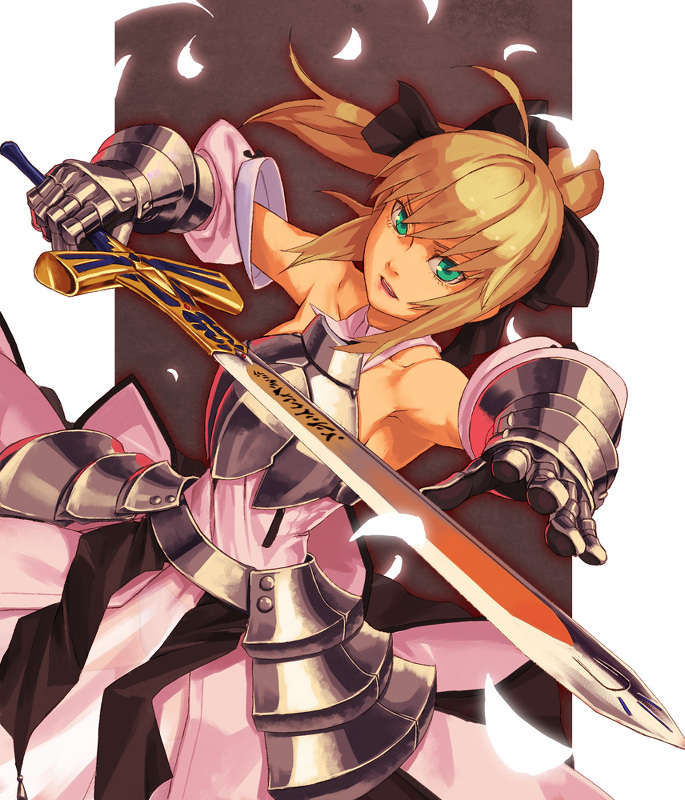 artoria pendragon and saber lily (fate and 1 more) drawn by yuuji_(and)