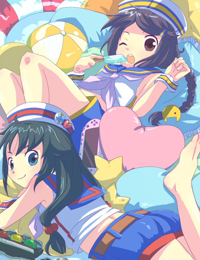 nanjo hikaru and miyoshi sana (idolmaster and 1 more) drawn by chobota