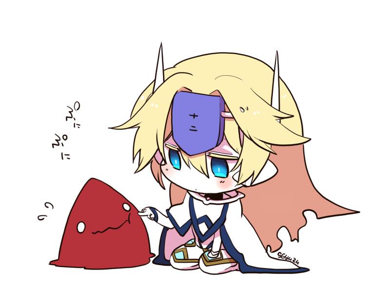 mu-12 and dead spike (blazblue) drawn by kuro_yuzu