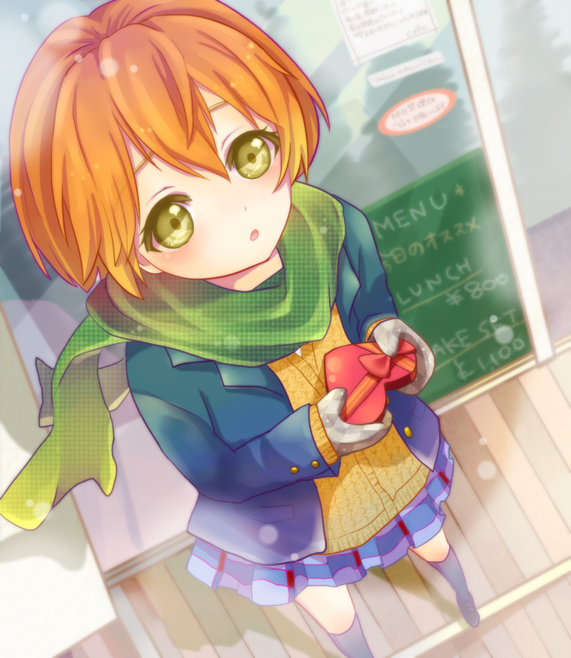 hoshizora rin (love live! and 1 more) drawn by rinowa