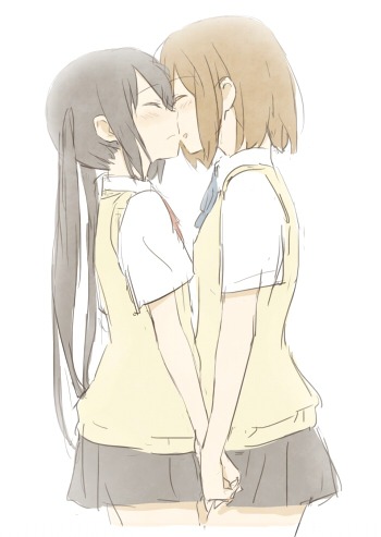 nakano azusa and hirasawa yui (k-on!) drawn by picocopi