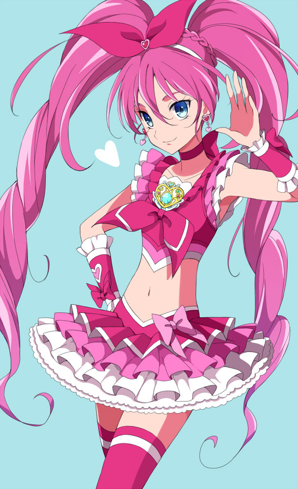 houjou hibiki and cure melody (precure and 1 more) drawn by itsumi_(itumiyuo)