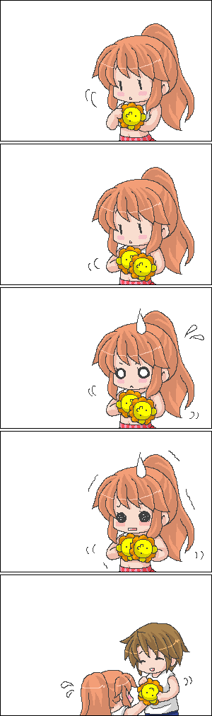 asahina mikuru, koizumi itsuki, and mugen lion (suzumiya haruhi no yuuutsu) drawn by tokiomi_tsubasa