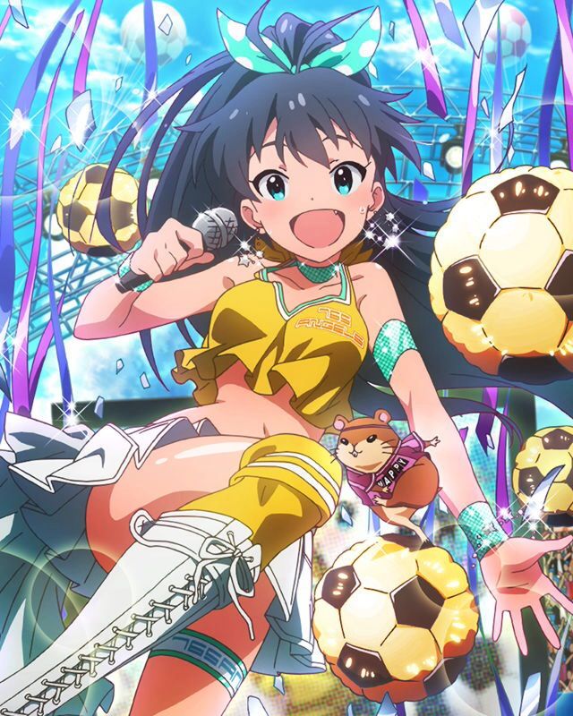 ganaha hibiki and hamuzou (idolmaster and 1 more)