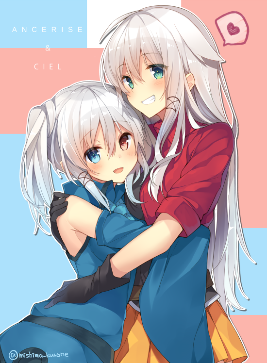 anceril sacred and ciel sacred (original and 1 more) drawn by mishima_kurone