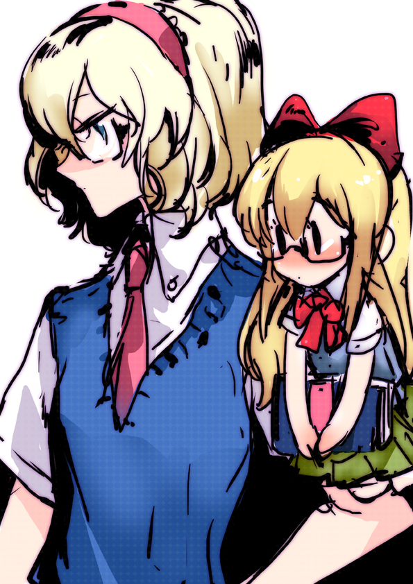 alice margatroid and shanghai doll (touhou) drawn by tima