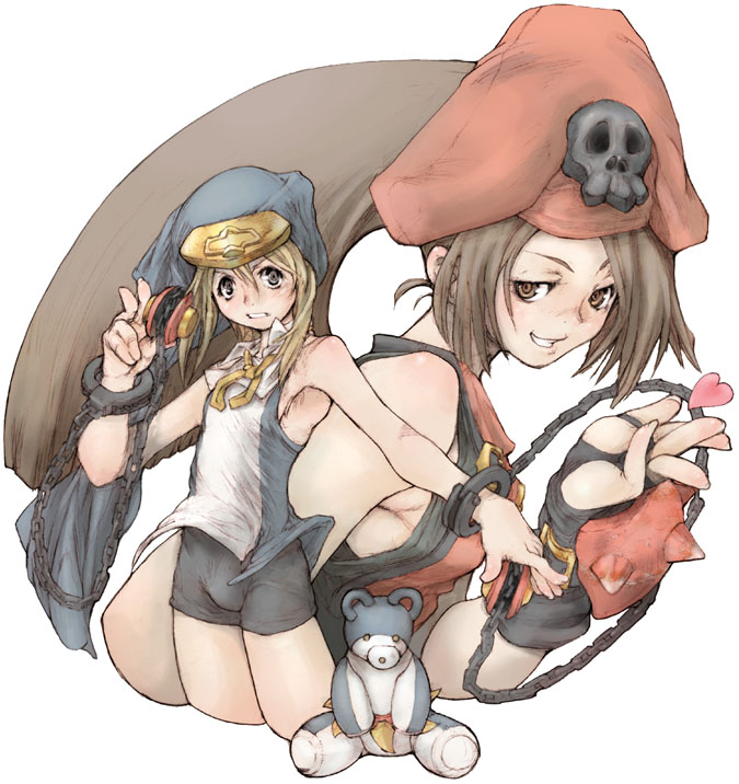 bridget, may, and roger (guilty gear and 1 more) drawn by ichimonji_kei