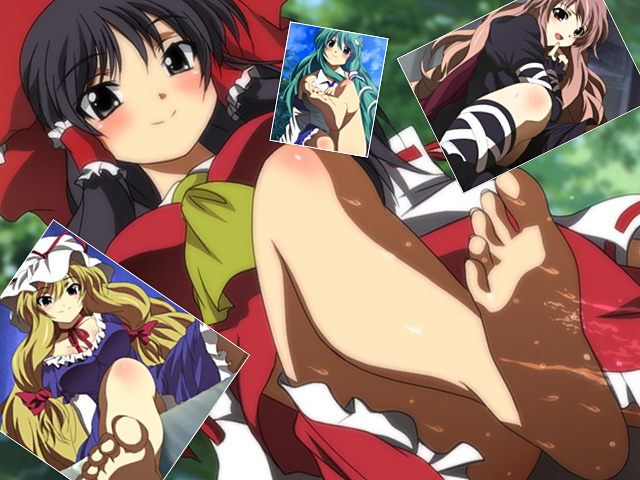 hakurei reimu, kochiya sanae, yakumo yukari, and hijiri byakuren (touhou) drawn by yadokari_genpachirou