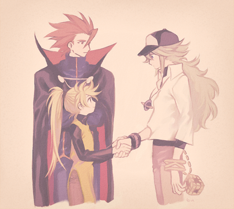 n, lance, and yellow (pokemon and 1 more) drawn by seirakun3