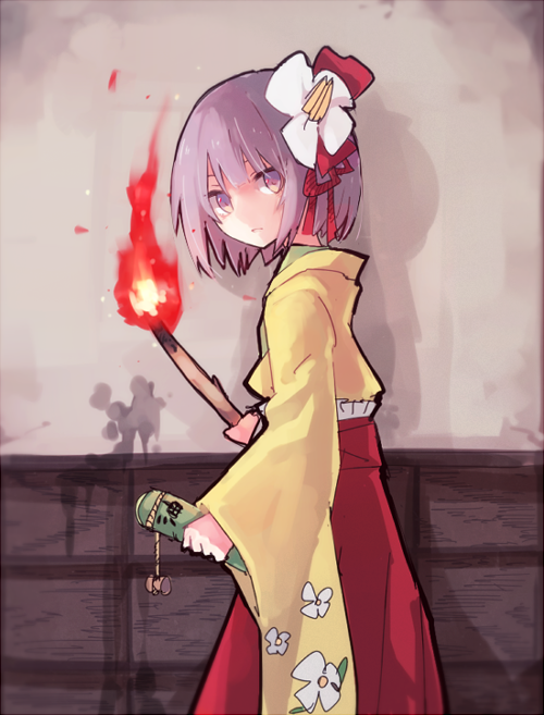 hieda no akyuu (touhou) drawn by shiroshi_(denpa_eshidan)