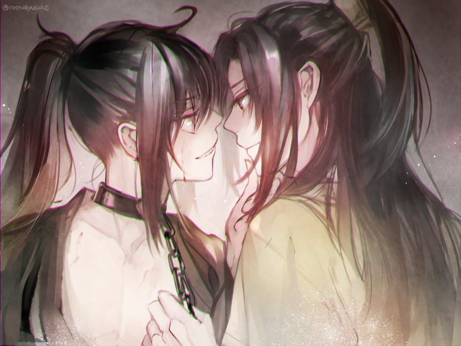 xue yang and jin guangyao (modao zushi) drawn by rakkyhappy