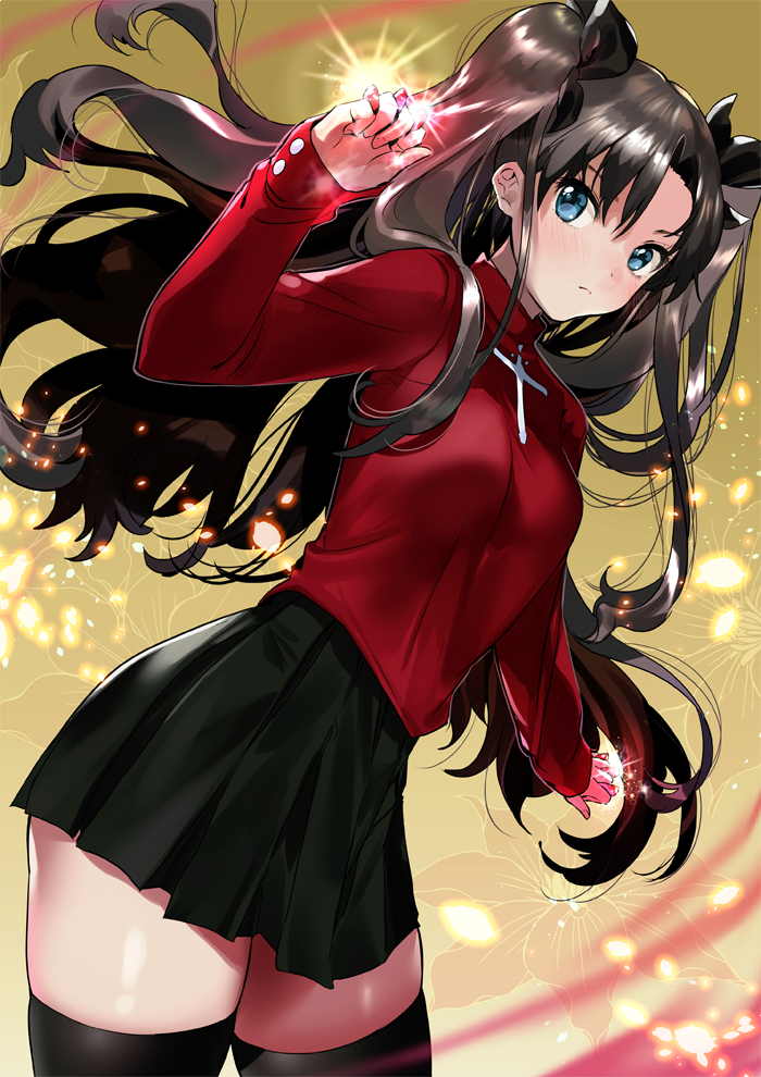 tohsaka rin (fate and 1 more) drawn by yanyo_(ogino_atsuki)