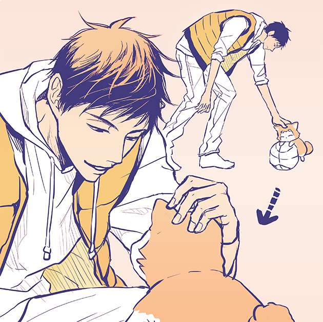 aomine daiki (kuroko no basuke) drawn by a_jou