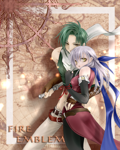 micaiah and sothe (fire emblem and 1 more) drawn by haku_rei