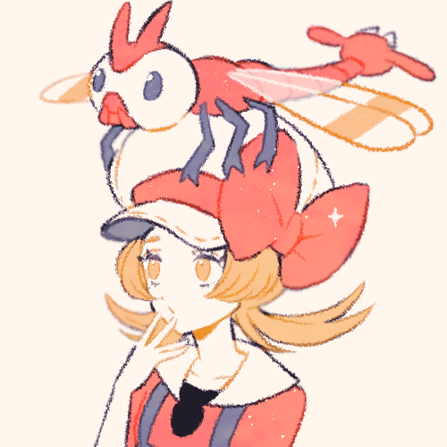 lyra and yanma (pokemon and 1 more) drawn by ryokuno_green