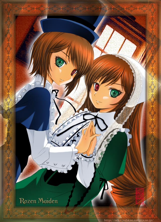 suiseiseki and souseiseki (rozen maiden) drawn by maira_gen
