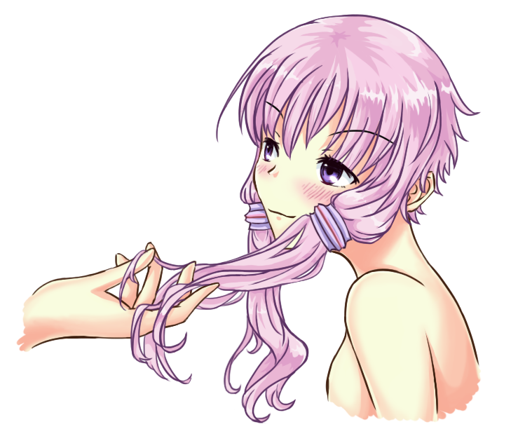yuzuki yukari (vocaloid and 1 more) drawn by drawfag