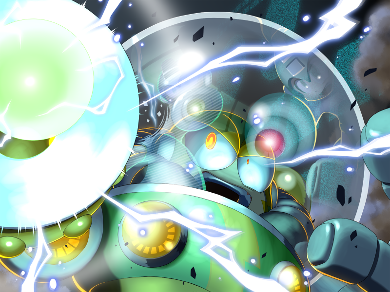 mega man and dynamo man (mega man and 1 more) drawn by napo
