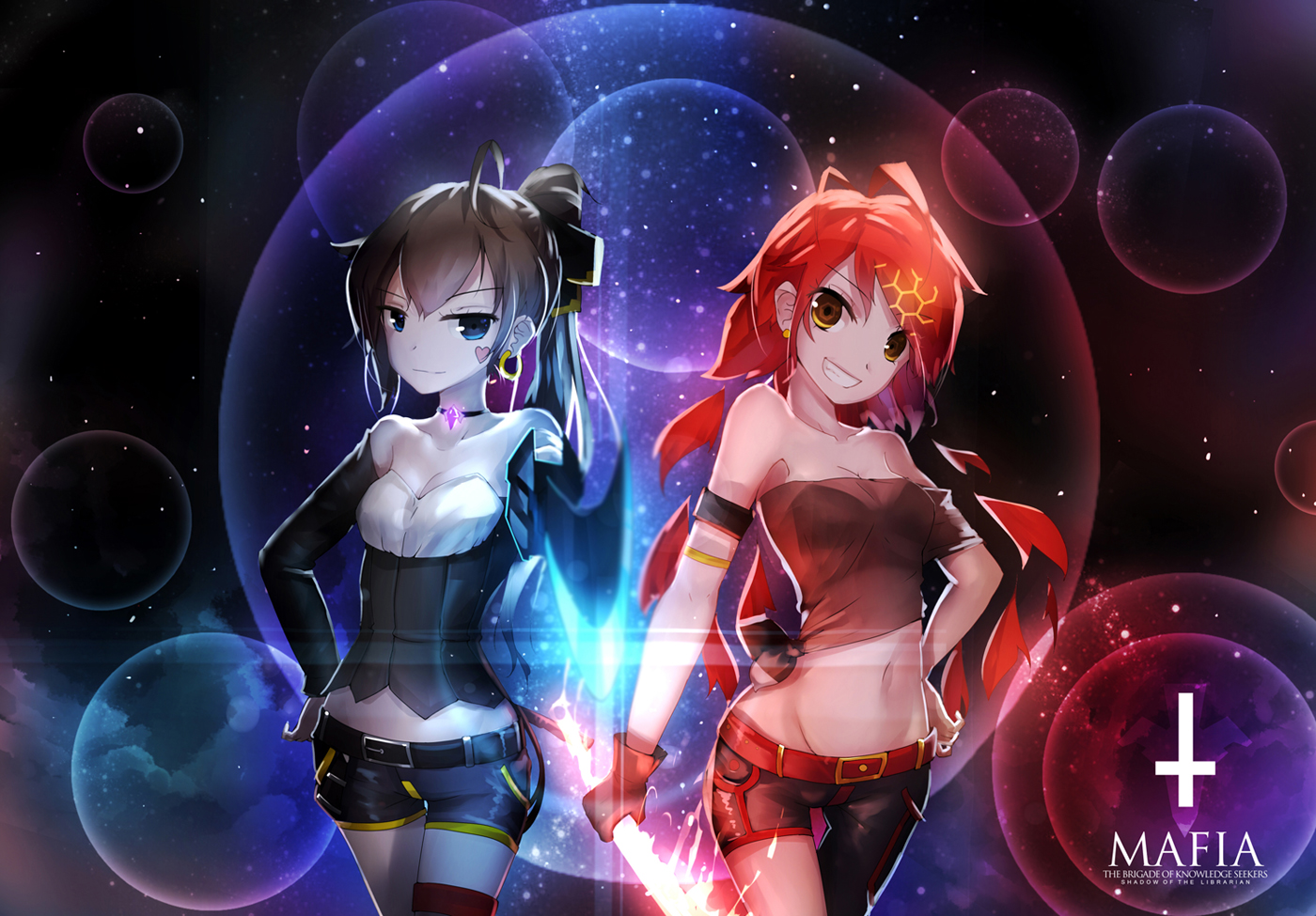 Qian Ye And Tian Ling Original And 2 More Drawn By Bai Yemeng