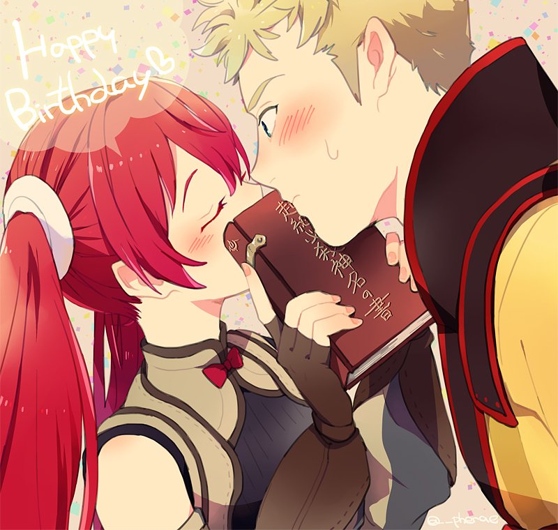 severa and owain (fire emblem and 1 more) drawn by pherae