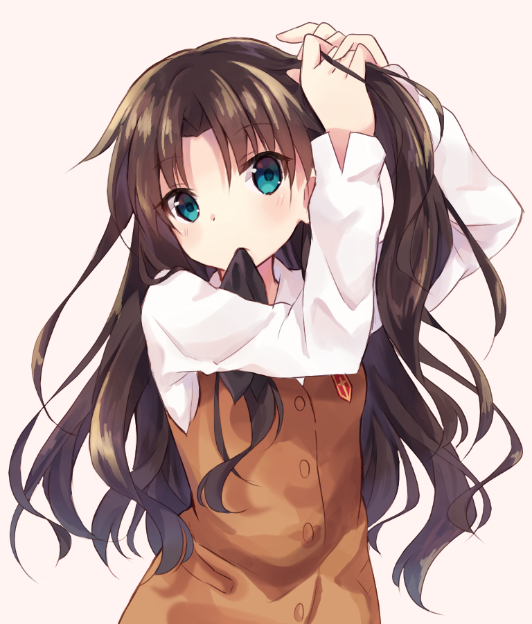 tohsaka rin (fate and 1 more) drawn by nonono_(nononotea)