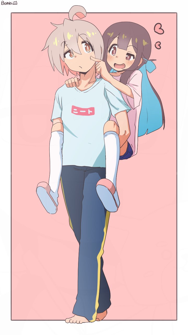 hozuki momiji and oyama mahiro (onii-chan wa oshimai!) drawn by bambi2000line